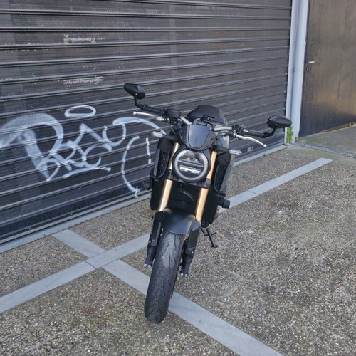 Honda CB650R 2023 sport motorcycle, black, 12,300 km