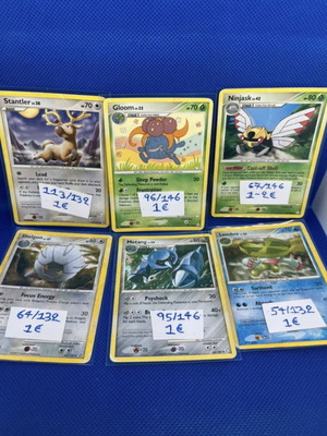 Pokémon κάρτες μεταχειρισμένες, σε μέτρια κατάσταση