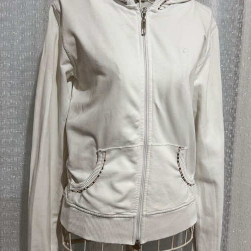 Burberry jacket used, elastic vintage, white, size S