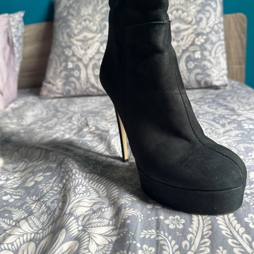 Sante Overknee boots used, black, size 37