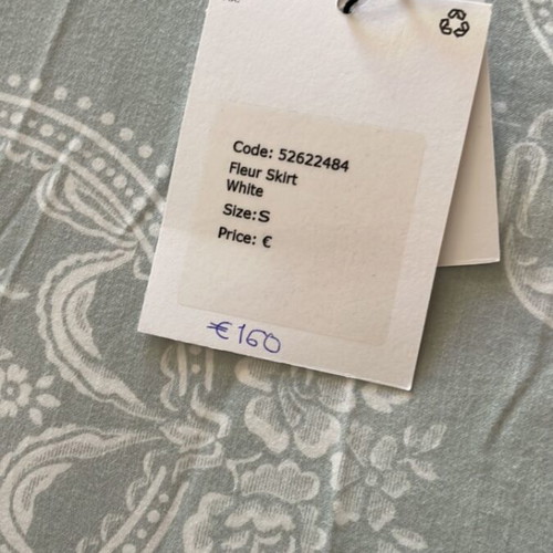 Nadia Rapti Small Mermaid Skirt new, white, size S