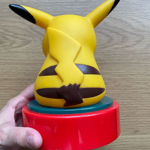 Pokemon Pikachu alarm clock used, vintage Nintendo 1998