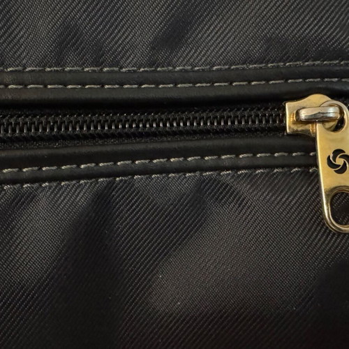 Samsonite fabric shoulder bag used, dark blue