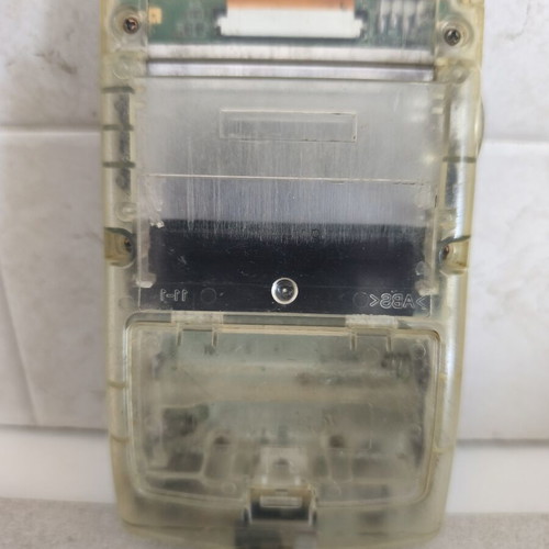 Game Boy Color transparent used, very good condition for its age