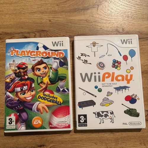 Wii Play & EA Playground Nintendo Wii used