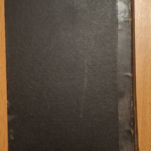 History book used, collectible 1935 edition with half-leather binding