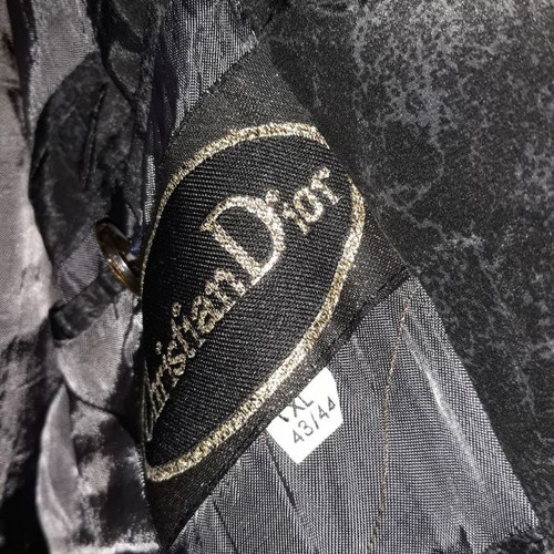 Christian Dior silk unisex jacket used, gray, size XL
