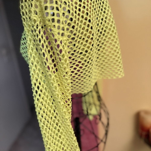 Neon Mesh Crop Top Shein σε πολύ καλή κατάσταση