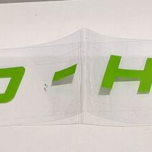 Kia Xceed Turbo Hybrid stickers in green