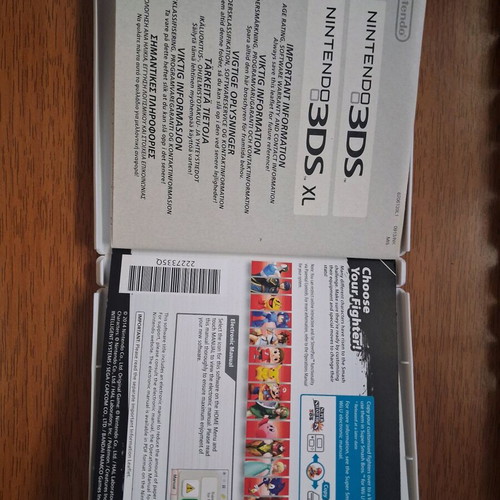 Super Smash Bros Nintendo 3DS like new