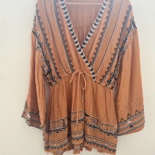 sachin and babi light blue dress Free People | Dresses | Free People Embroidered Burnt Orange Dress main image 1
