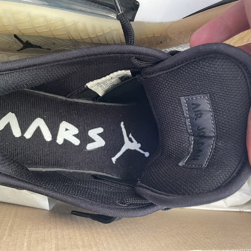 Jordan Mars 270 Black Gold sneakers, size 44.5