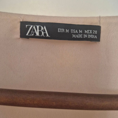 Zara pink nude midi dress like new, size S