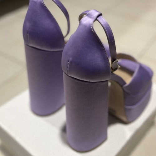 Tsakiris Mallas purple high heel shoes, size 40