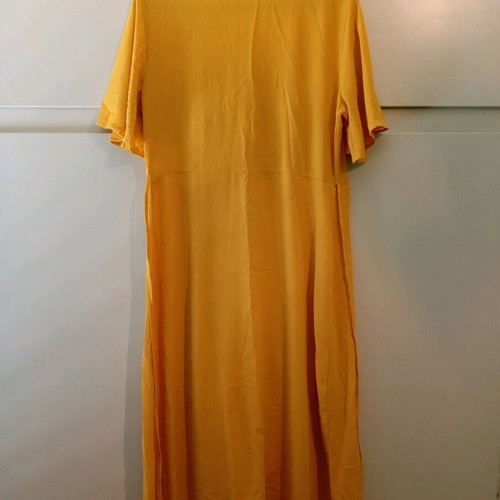 Primark midi mustard dress used, size L