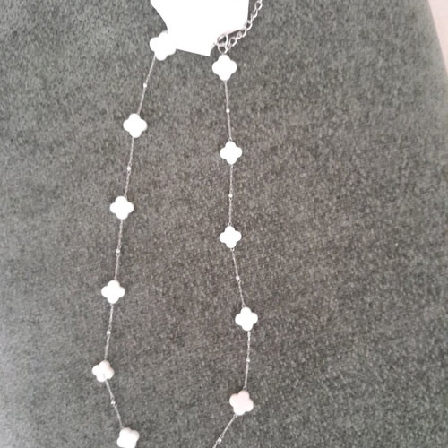 Princessa women's pendant necklace new, white