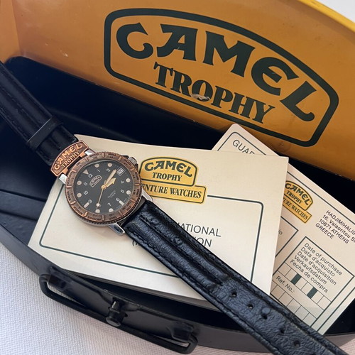 Camel Active 34mm Adventure Vintage Watch like new, black
