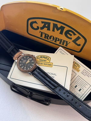 Camel Active 34mm Adventure Vintage Watch like new, black