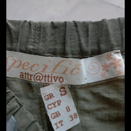 Attrattivo asymmetrical skirt like new, green, size S