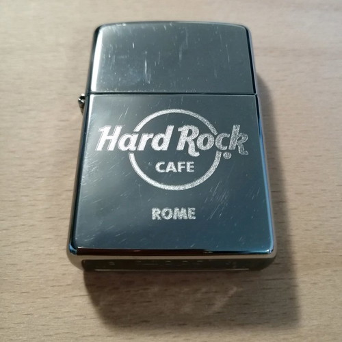 Zippo lighter used from Hard Rock Cafe Rome collection