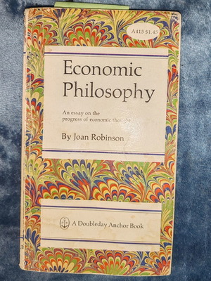Economic Philosophy book by Joan Robinson, English edition