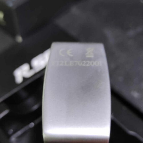RSQ Squonk Mod Hotcig used, silver metal with black carbon