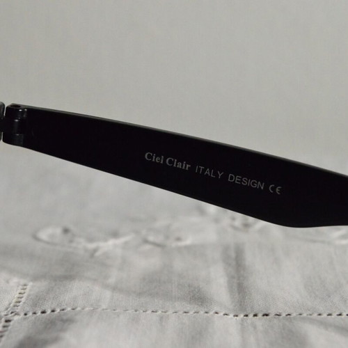 Ciel Claire sunglasses black plastic like new, Italy design