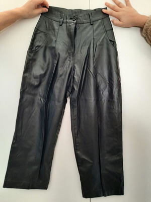 Leather pants like new, size XS, black