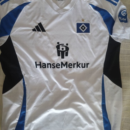 Hamburg SV football jersey, size large, official replica