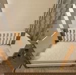 Casababy Venus κρεβάτι με στρώμα, συρταριέρα και βάση αλλαξιέρας μεταχειρισμένα