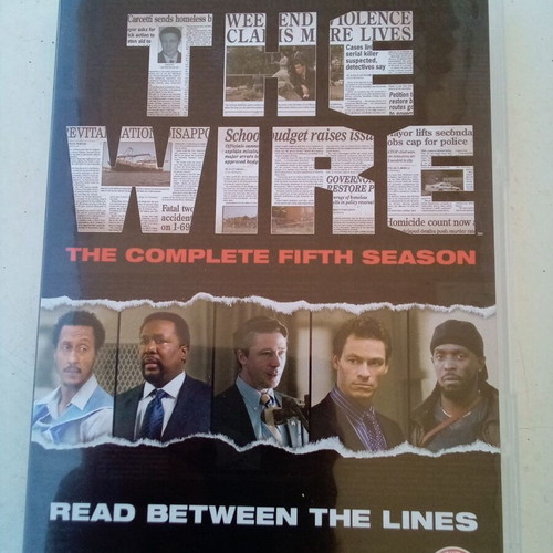 The Wire DVD series seasons 4 and 5 like new, subtitled