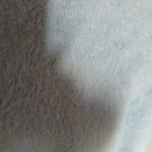 Fuzzy pullover used, turquoise, size S