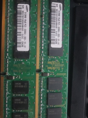 DDR2 RAM 512MB x2 used