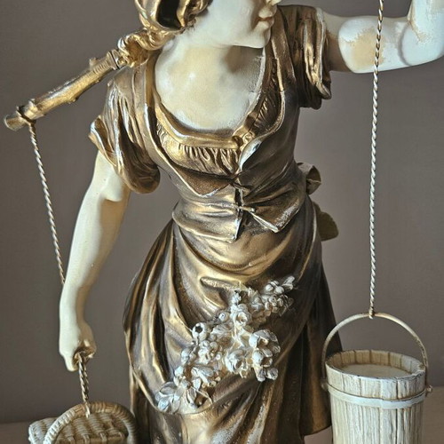 Auguste Moreau table lamp used