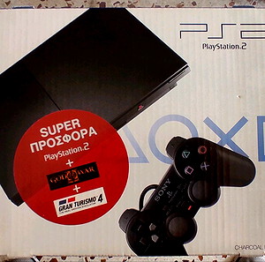 Playstation 2 Slim SCPH-90004 (Charcoal Black)