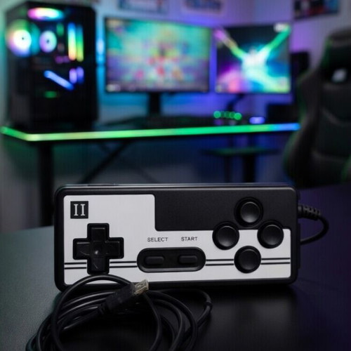 Retro USB Gamepad NES Style like new, classic controller for emulators
