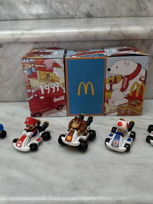 Super Mario Kart x McDonald's Happy Meal pack like new