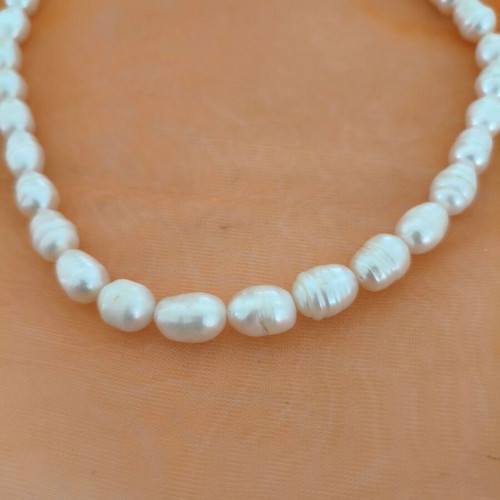 Pearl necklace like new, freshwater 5 mm, length 45 cm