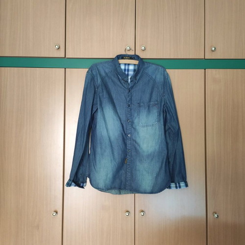 X-Three men's denim shirt like new, blue, size L