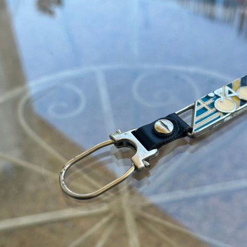 Vintage Coupe du Monde sur Piste 1997 Athens Cycling Keychain used