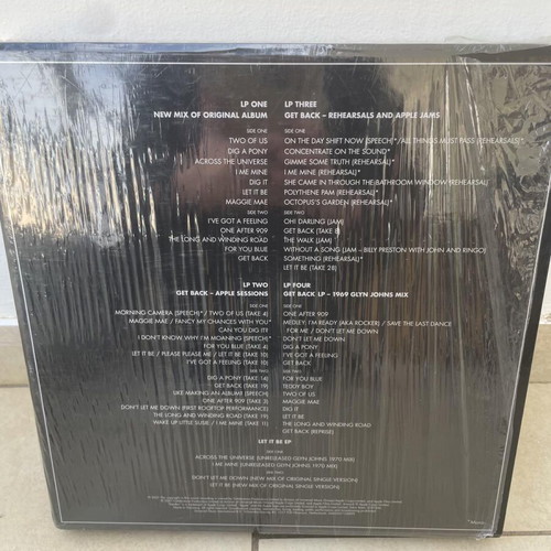 The Beatles Let It Be Super Deluxe Edition vinyl 4LP + 12" EP + book new
