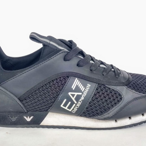 Emporio Armani EA7 trainers used, size 43, black