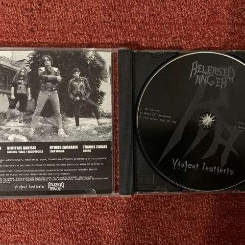 Released Anger Violent Instincts CD like new, metal