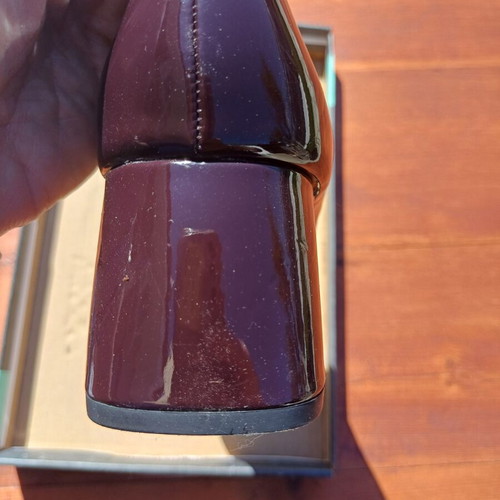 Zara pumps new size 38 burgundy with 5cm heel