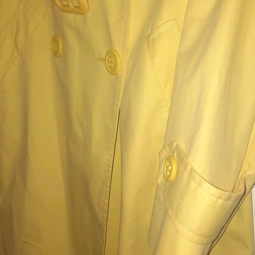 Toi&Moi trench coat like new, spring, size Small, yellow