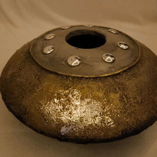 Decorative item brown with gold like new