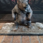 Handmade bear new, clay model