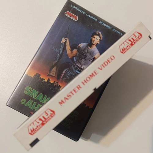 Snakeeater O Aittitos VHS like new, subtitled cult action movie 1989