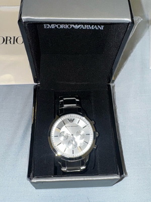 Ρολόι Emporio Armani EA7 καινούργιο, ασημί unisex