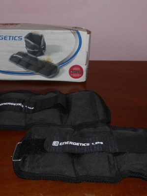 Energetics fitness set with 2 weights 1 kg each new